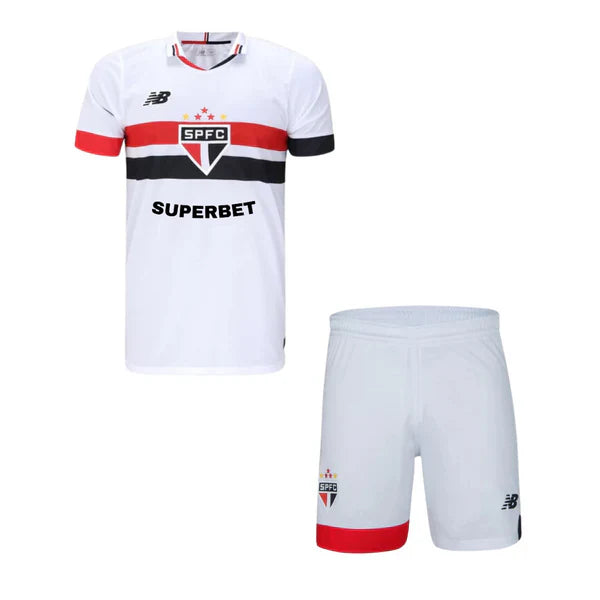Conjunto Infantil New Balance São Paulo FC 2024/25 I